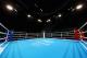 RIO DE JANEIRO, BRAZIL - AUGUST 06:  A general view of the empty boxing ring with official logo on the mat prior to Day 1 of the Rio 2016 Olympic Games at Riocentro - Pavilion 6 on August 6, 2016 in Rio de Janeiro, Brazil.  (Photo by Dean Mouhtaropoulos/Getty Images)