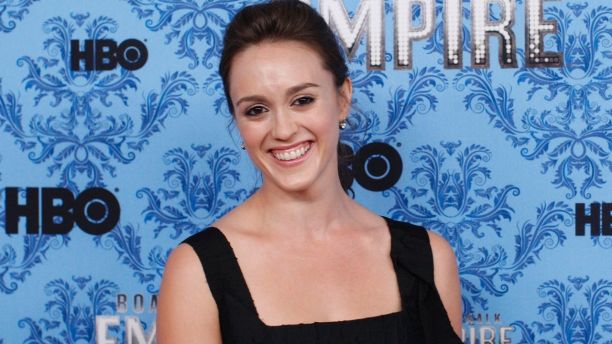 Cast member Heather Lind smiles during a photo call for the premiere of the second season of 