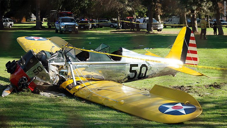 harrison ford crash