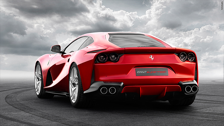 ferrari 812 superfast rear