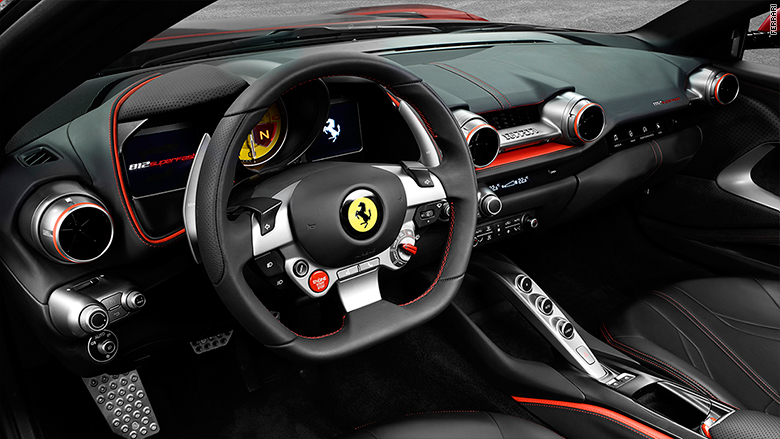ferrari 812 superfast interior