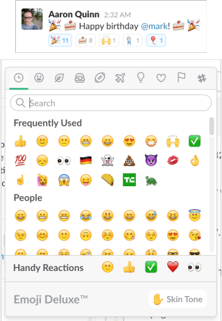 slack-reaction-emoji