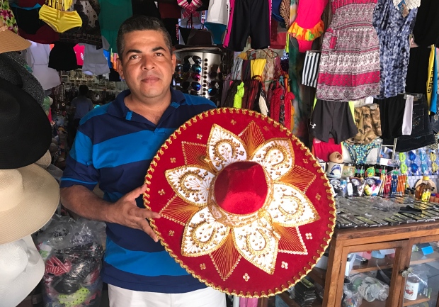 Acapulco beach vendor