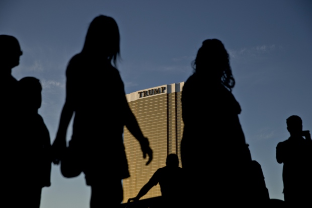 Trump hotel sign las vegas