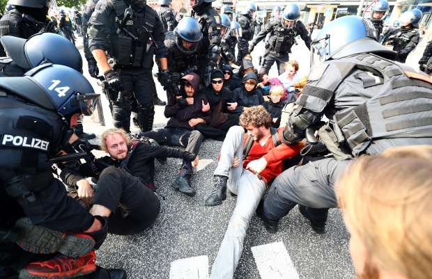 G20-GERMANY/BLOCKADES