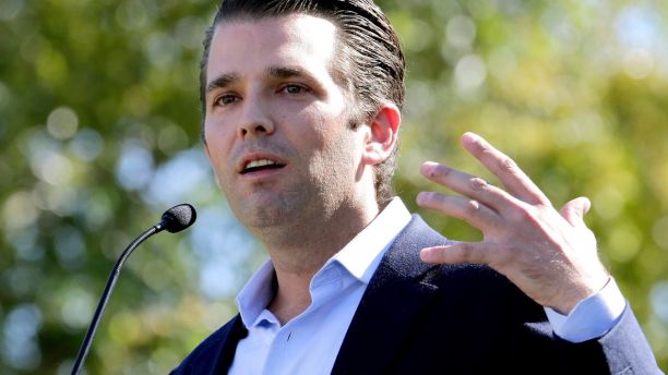 FILE - In this Friday, Nov. 4, 2016 file photo, Donald Trump Jr. campaigns for his father Republican presidential candidate Donald Trump in Gilbert, Ariz.  Donald TrumpÃ¢â¬â¢s eldest son, son-in-law and then-campaign chairman met with a Russian lawyer shortly after Trump won the Republican nomination, in what appears to be the earliest known private meeting between key aides to the president and a Russian. Representatives of Donald Trump Jr. and Jared Kushner confirmed the June 2016 meeting to The Associated Press after The New York Times reported Saturday, July 8, 2017 on the gathering of the men and Russian lawyer Natalia Veselnitskaya at Trump Tower. (AP Photo/Matt York, File)