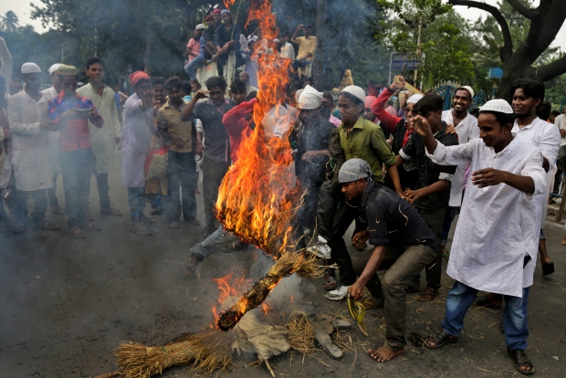 India Myanmar Protest