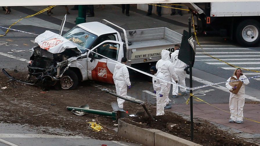 Witness saw several people bleeding on the ground after the truck hit.