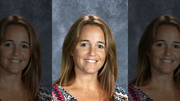 This undated employee identification photo provided by the Manhattan Beach Unified School District shows Sandy Casey, who was one of the people killed in Las Vegas after a gunman opened fire on Sunday, Oct. 1, 2017, at a country music festival. (Manhattan Beach Unified School District via AP)