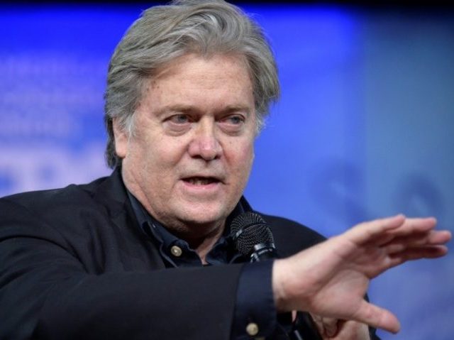 White House advisor Steve Bannon is pressing President Donald Trump to quit the Paris climate accord