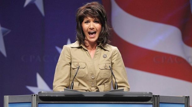 U.S. Representative Kristi Noem (R-SD) addresses the 38th annual Conservative Political Action Conference (CPAC) meeting at the Marriott Wardman Park Hotel in Washington, February 10, 2011. The CPAC is a project of the American Conservative Union Foundation. REUTERS/Larry Downing (UNITED STATES - Tags: POLITICS) - GM1E72B043M01