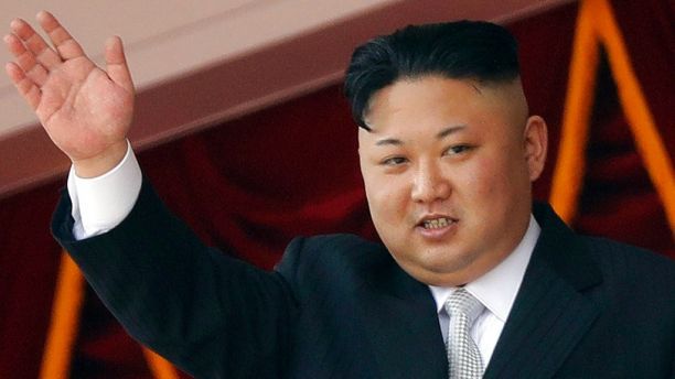 FILE - In this April 15, 2017, file photo, North Korean leader Kim Jong Un waves during a military parade in Pyongyang, North Korea. South Korea's military said Friday, Sept. 15, 2017 North Korea fired an unidentified missile from its capital Pyongyang that flew over Japan before landing in the northern Pacific Ocean. (AP Photo/Wong Maye-E, File)