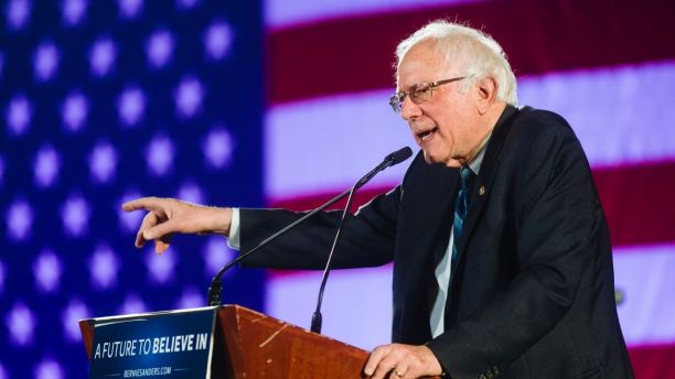 Democratic presidential candidate Sen. Bernie Sanders, I-Vt., speaks during a campaign event, at the Tropicana Hotel in Las Vegas on Wednesday, Jan. 6, 2016. (Mikayla Whitmore/Las Vegas Sun via AP) LAS VEGAS REVIEW-JOURNAL OUT; MANDATORY CREDIT 