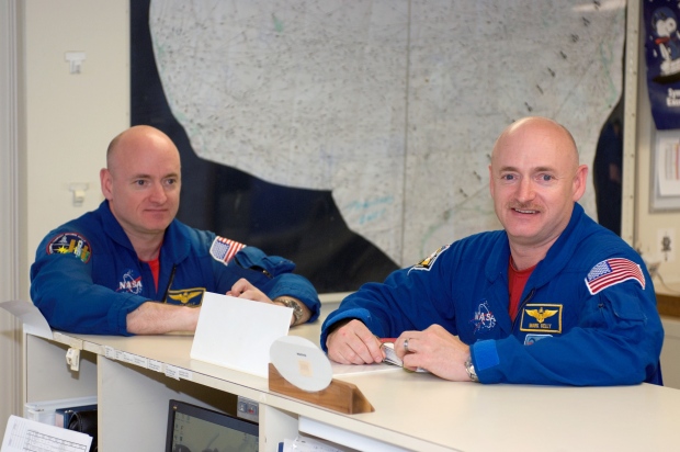 Scott and Mark Kelly