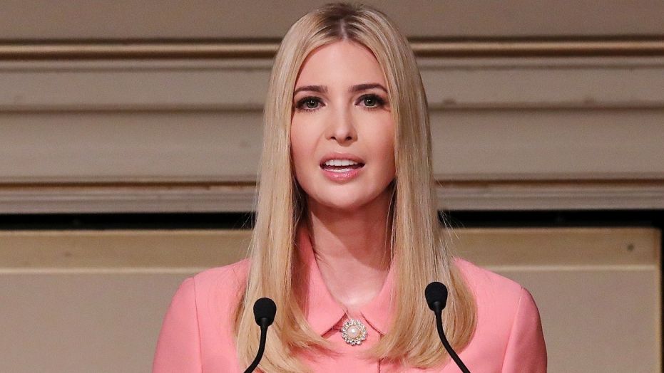Ivanka Trump delivers a speech at World Assembly for Women, in Tokyo, Nov. 3, 2017.