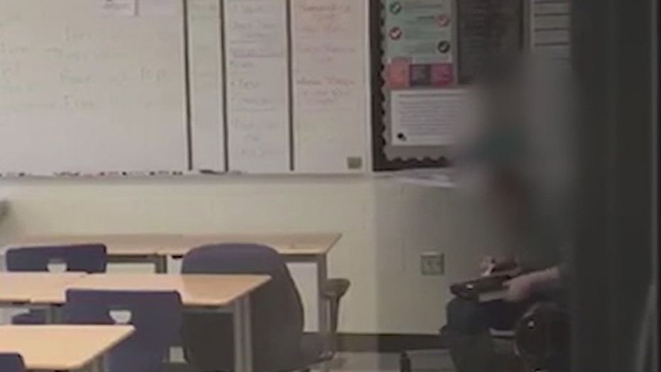 Samantha Cox, a 24-year-old teacher at Lake Central High School in the town of St. John, Ind. was allegedly caught doing drugs after students filmed her with a phone from outside the classroom.