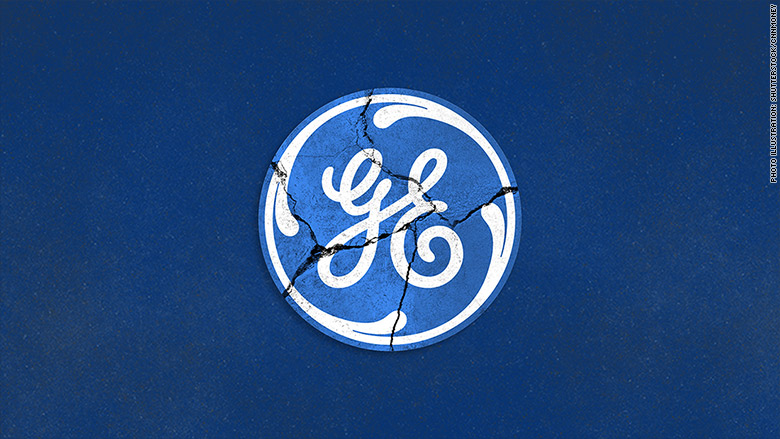 general electric ge logo crack