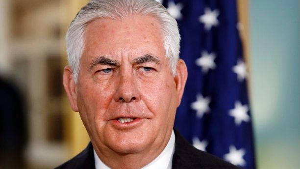 In this Sept. 26, 2017, photo, Secretary of State Rex Tillerson speaks at the State Department in Washington. Tillerson is making his second trip to China since taking office in February, and relations between the two world powers have rarely mattered so much. The standoff over North Koreaâs nuclear weapons has entered a new, dangerous phase as its leader Kim Jong Un and President Donald Trump exchange personal insults and threats of war with no sign of a diplomatic solution. (AP Photo/Jacquelyn Martin)