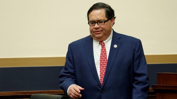 Rep. Blake Farenthold arrives before Deputy U.S. Attorney General Rod Rosenstein testifies to the House Judiciary Committee hearing on oversight of the Justice Department on Capitol Hill in Washington, U.S., December 13, 2017. REUTERS/Joshua Roberts - RC1CC7E0DBA0