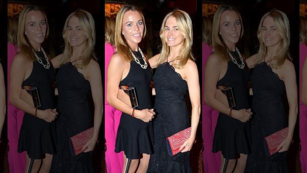 NEW YORK, NY - APRIL 12: Jacqueline Kent Cooke and Amanda Hearst attend Anne and Jay McInerney Host Cocktails to Celebrate Amanda Hearst and Ethical Fashion Company MAISON-DE-MODE.COM at Doubles on April 12, 2017 in New York City. (Photo by Patrick McMullan/Patrick McMullan via Getty Images)