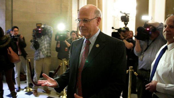 U.S.  Representative Steve Pearce (R-NM) walks into a Speaker's office on Capitol Hill in Washington, U.S., March 23, 2017. REUTERS/Yuri Gripas - RC12A23E3A10