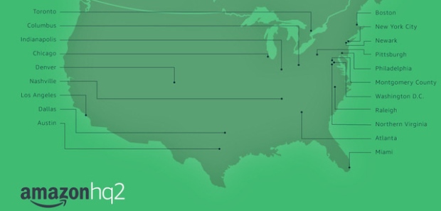 Amazon HQ shortlist
