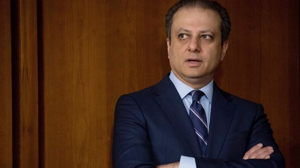 FILE - In this  June 8, 2017, file photo, former United States Attorney for the Southern District of New York Preet Bharara arrives before former FBI director James Comey testifies at a Senate Intelligence Committee hearing on Capitol Hill in Washington. Bharara told USA Today for an article published on Sept. 18, 2017, that he is launching a new podcast called 