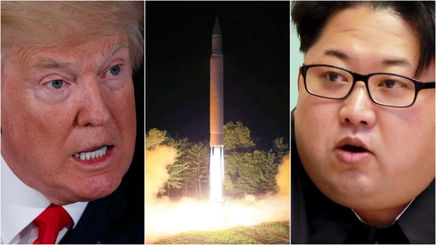 trump missile kim jong un composite