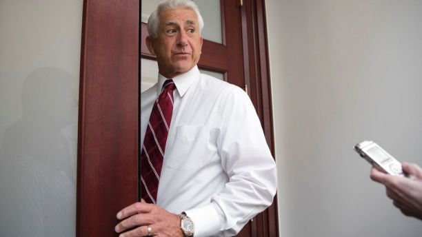 FILE - In this July 28, 2017, file photo, Rep. Dave Reichert, R-Wash., arrives for a House Republican Conference meeting on Capitol Hill in Washington. Reichert said Sept. 6, 2017, he is retiring from Congress after seven terms. (AP Photo/J. Scott Applewhite, File)