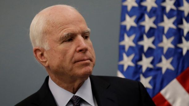 U.S. Senator John McCain attends a news conference at the Benjamin Franklin Library in Mexico City, Mexico December 20, 2016. REUTERS/Henry Romero - RC173EB157B0