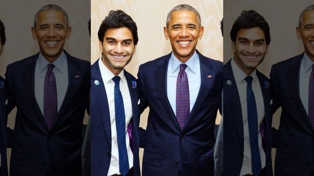 Suraj Patel with Obama NYC FB
