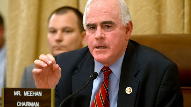 FILE - In this March 20, 2013 file photo, Rep. Patrick Meehan, R-Pa. speaks on Capitol Hill in Washington.  House Speaker Paul Ryan ordered an Ethics Committee investigation Saturday, Jan. 20, 2018, after the New York Times reported that Meehan used taxpayer money to settle a complaint that stemmed from his hostility toward a former aide who rejected his romantic overtures. (AP Photo/Jacquelyn Martin, File)